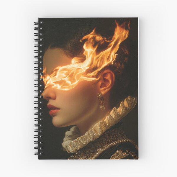 Item preview, Woman with Eyes of Fire designed and sold by Shannon Hilson.