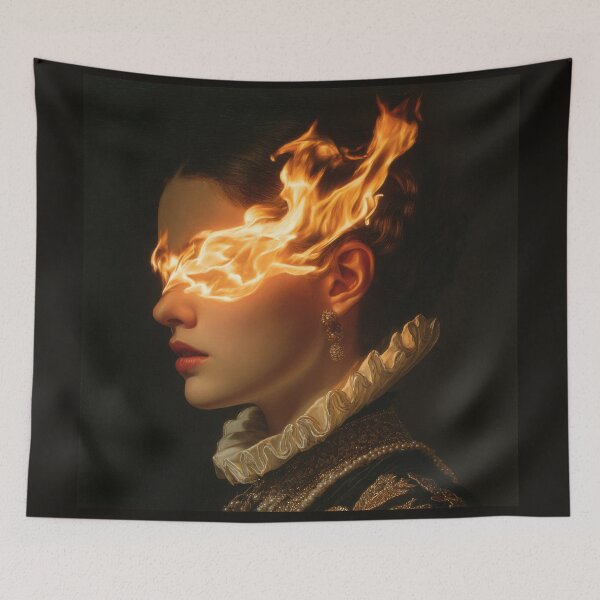 Item preview, Woman with Eyes of Fire designed and sold by Shannon Hilson.