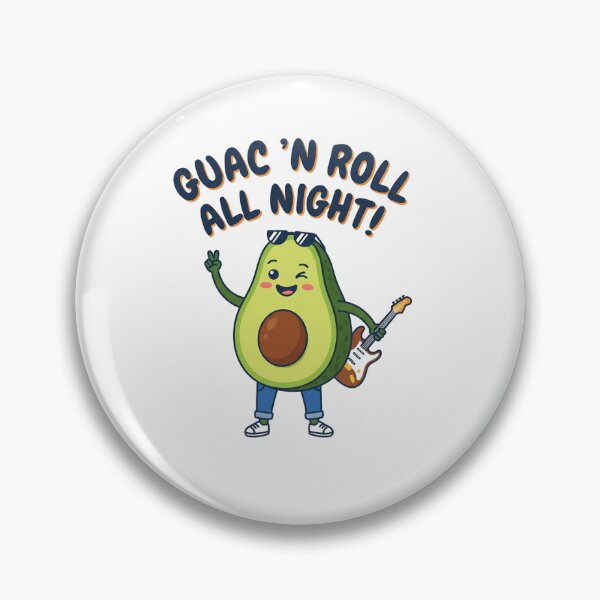 Item preview, Guac And Roll All Night Cute Avocado designed and sold by Owcomm.