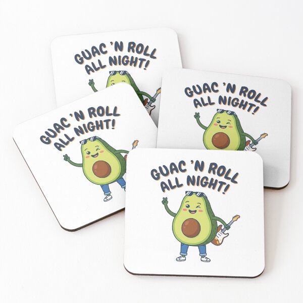 Item preview, Guac And Roll All Night Cute Avocado designed and sold by Owcomm.