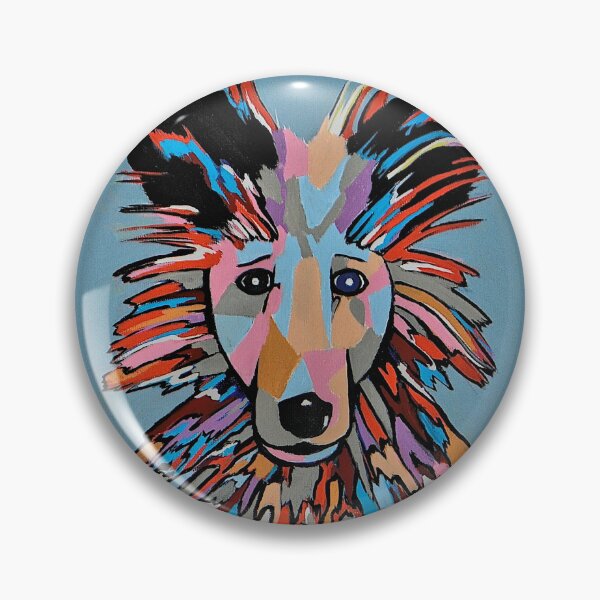 Item preview, Whimsical Shetland Sheepdog  designed and sold by Sartoris Art.