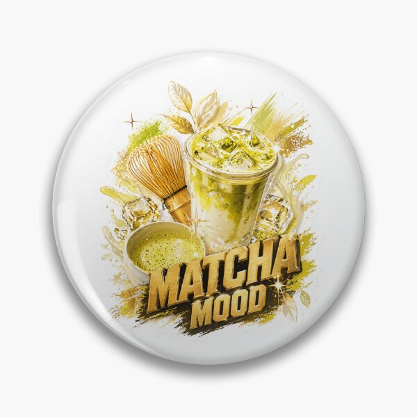 Item preview, Matcha Mood Iced Green Tea Latte Aesthetic designed and sold by mostafahamza50.