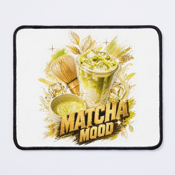 Item preview, Matcha Mood Iced Green Tea Latte Aesthetic designed and sold by mostafahamza50.