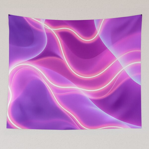 Item preview, Neon Transparent Waves designed and sold by shelteredinside.
