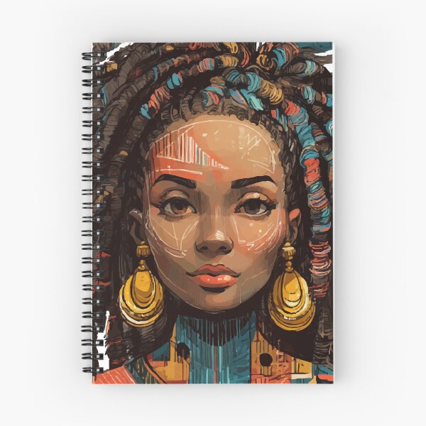 Item preview, Black Archivist Goddess African Woman Hair design designed and sold by RichardRags.