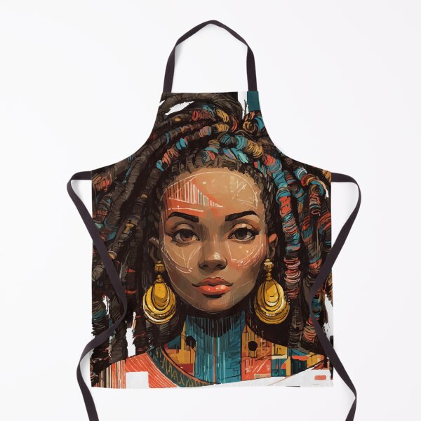 Item preview, Black Archivist Goddess African Woman Hair design designed and sold by RichardRags.