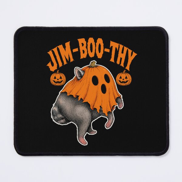 Item preview, Jim-Boo-Thy Funny Halloween Raccoon Ghost Pumpkin Spooky Gif designed and sold by BornBorn.