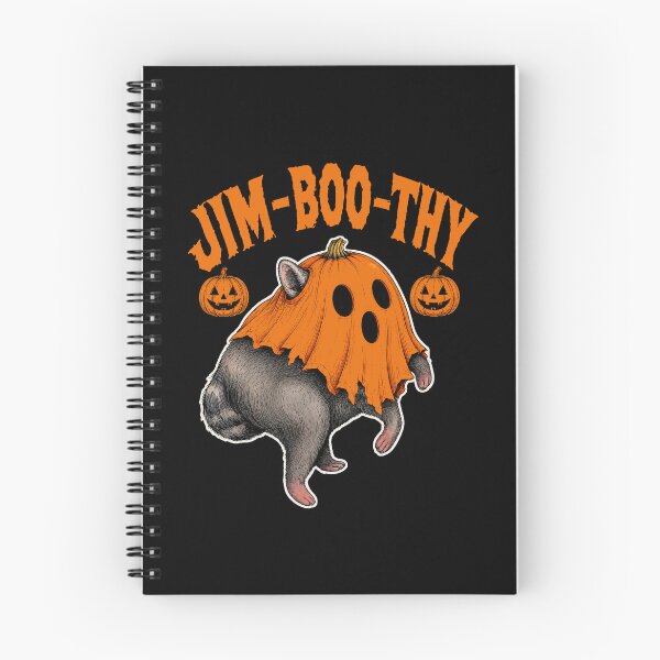 Item preview, Jim-Boo-Thy Funny Halloween Raccoon Ghost Pumpkin Spooky Gif designed and sold by BornBorn.