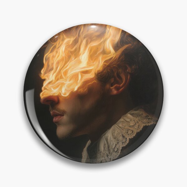 Item preview, Man with Eyes of Fire designed and sold by Shannon Hilson.