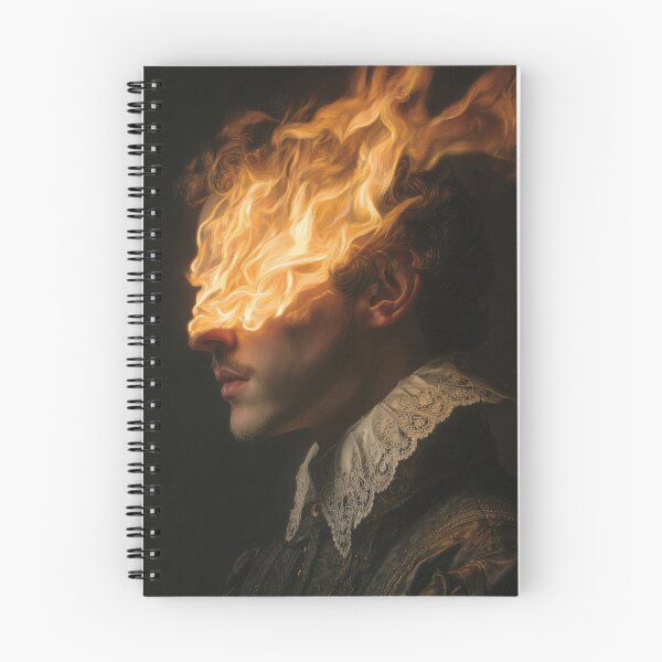 Item preview, Man with Eyes of Fire designed and sold by Shannon Hilson.