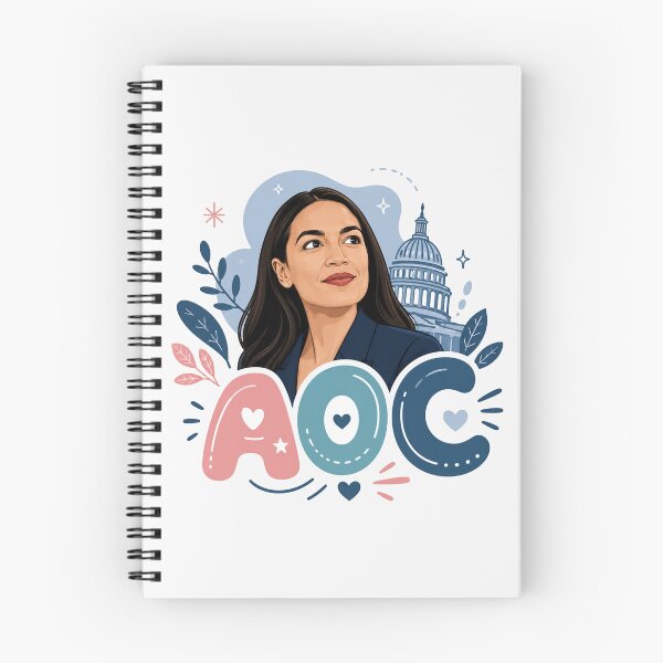 Item preview, Alexandria Ocasio Cortez Political Leader Portrait designed and sold by Owcomm.