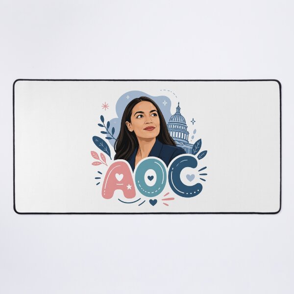 Item preview, Alexandria Ocasio Cortez Political Leader Portrait designed and sold by Owcomm.