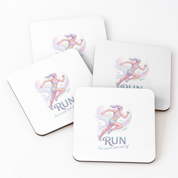 Item preview, Aesthetic Woman Running Quote Marathon Runner Gift designed and sold by jcm320.