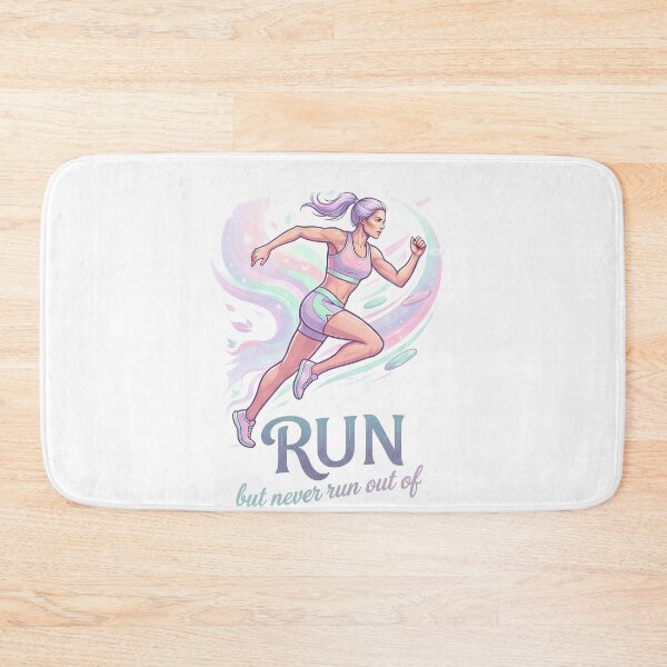 Item preview, Aesthetic Woman Running Quote Marathon Runner Gift designed and sold by jcm320.
