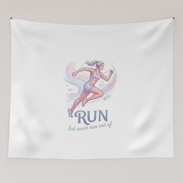 Item preview, Aesthetic Woman Running Quote Marathon Runner Gift designed and sold by jcm320.