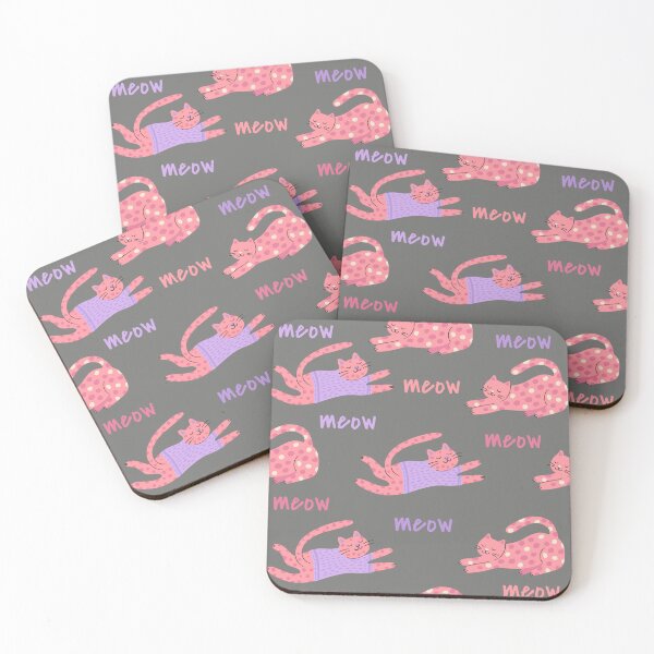 Item preview, Pink Cat Pattern designed and sold by Nesro34.