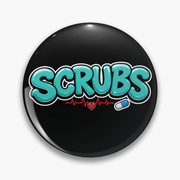 Item preview, Scrubs Sacred Heart Logo Classic TV Series version six designed and sold by killem667.