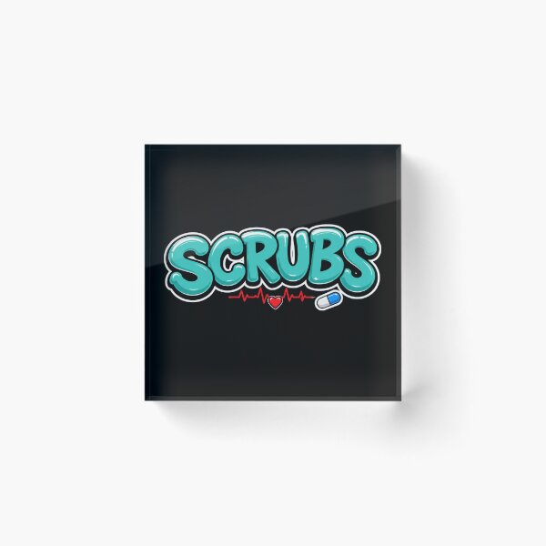Item preview, Scrubs Sacred Heart Logo Classic TV Series version six designed and sold by killem667.