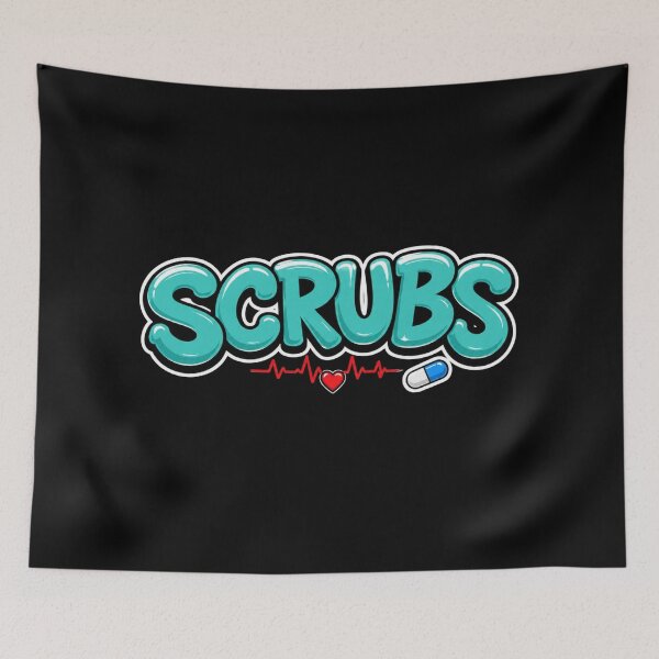 Item preview, Scrubs Sacred Heart Logo Classic TV Series version six designed and sold by killem667.