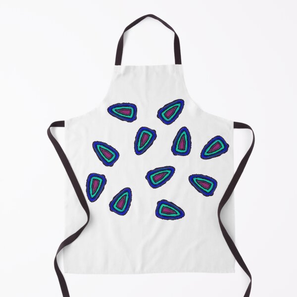 Item preview, Blue and green abstract shapes designed and sold by SaraPixels.