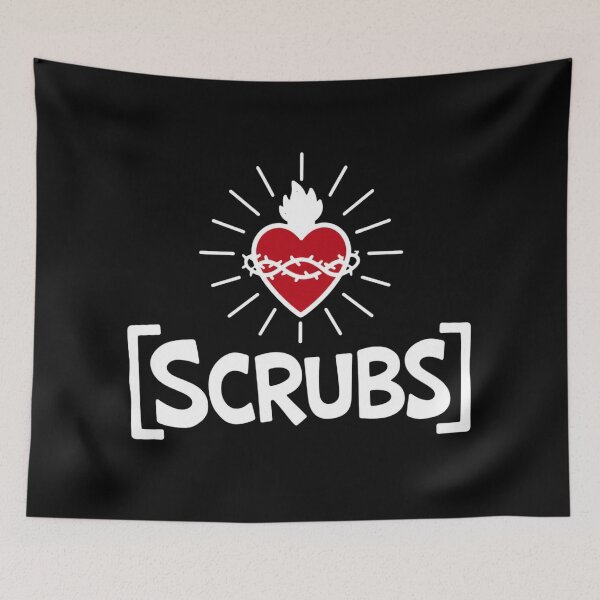 Item preview, Scrubs Sacred Heart Logo Classic TV Series version seven designed and sold by killem667.