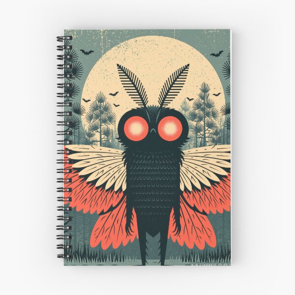 Item preview, Mothman Halloween Retro Spooky Cryptid Tee designed and sold by FrostyFrisby.