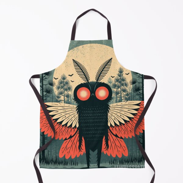 Item preview, Mothman Halloween Retro Spooky Cryptid Tee designed and sold by FrostyFrisby.