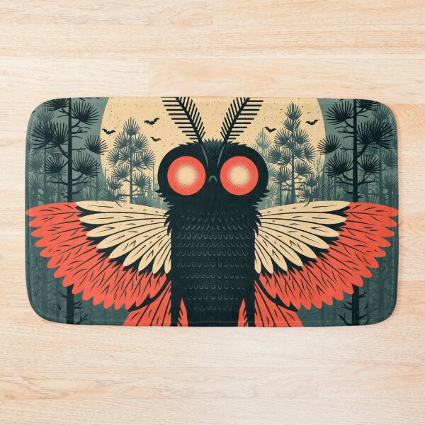 Item preview, Mothman Halloween Retro Spooky Cryptid Tee designed and sold by FrostyFrisby.