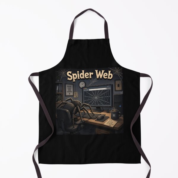 Item preview, Spider Web – Funny Coding Spider Working Online designed and sold by WordPlayStudio.