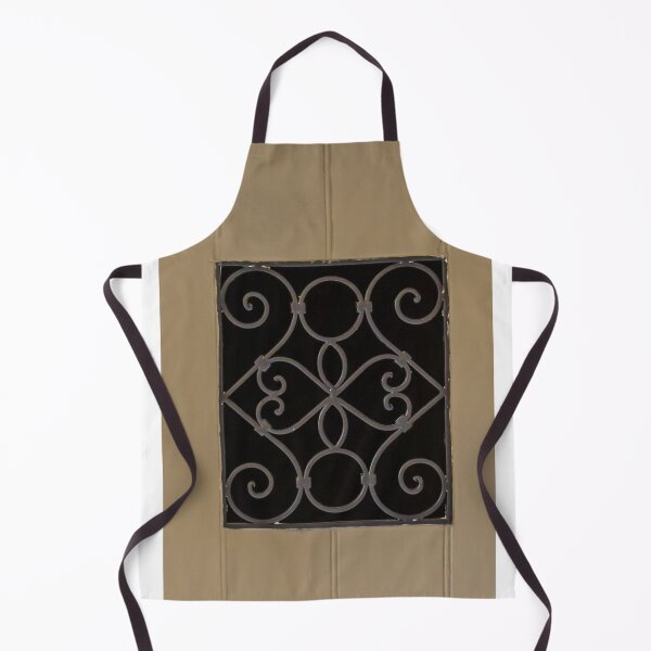 Item preview, Decorative Metal Grille Vent On Beige Wooden Panel Interior Wall Detail With Ornate Scrollwork designed and sold by Nmallia.