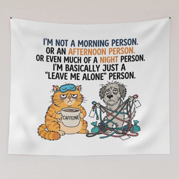Item preview, Funny Introvert Cat And Dog Leave Me Alone designed and sold by Owcomm.