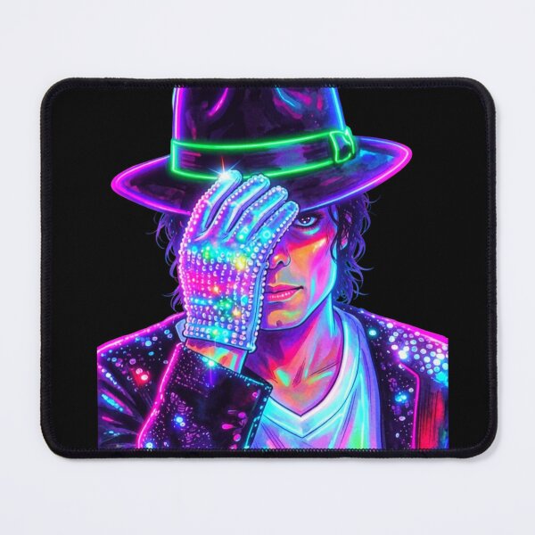 Item preview, Neon King MJ Pop Art Portrait designed and sold by ExploreAura Studio.