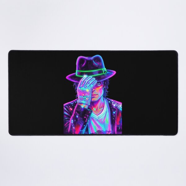 Item preview, Neon King MJ Pop Art Portrait designed and sold by ExploreAura Studio.