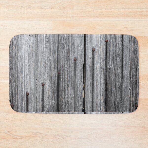 Item preview, Silver Driftwood Texture with Diagonal Line of Rusty Nails designed and sold by NorthWild.