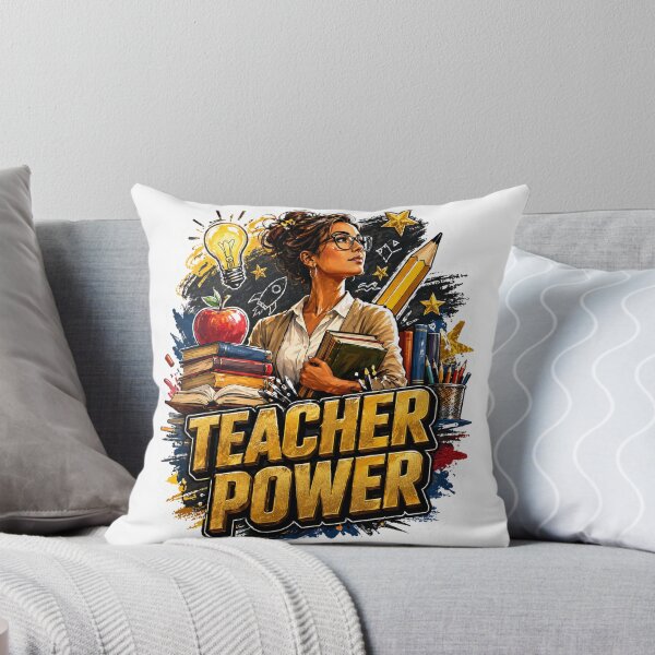 Item preview, Teacher Power Educator Inspiration Back To School designed and sold by mostafahamza50.