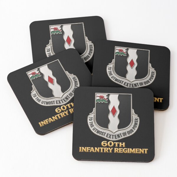 Item preview, Infantry - 60th Infantry Regiment wo txt - 3D - Enhanced X 300 designed and sold by Military Insignia Products.