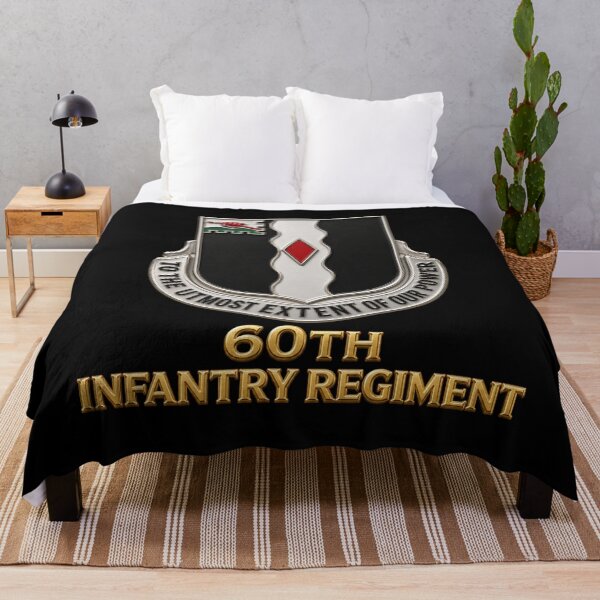 Item preview, Infantry - 60th Infantry Regiment wo txt - 3D - Enhanced X 300 designed and sold by Military Insignia Products.