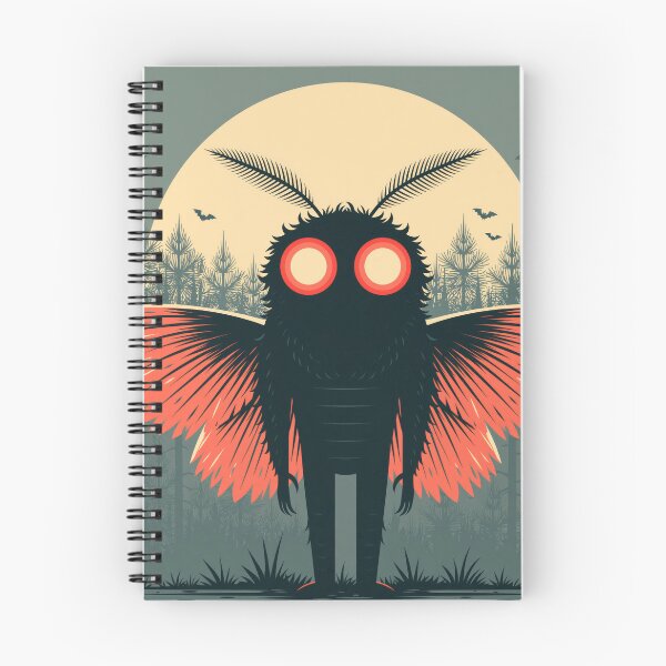 Item preview, Mothman Halloween Retro Spooky Cryptid Tee designed and sold by FrostyFrisby.