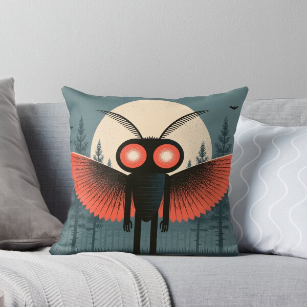 Item preview, Mothman Halloween Retro Spooky Cryptid Tee designed and sold by FrostyFrisby.