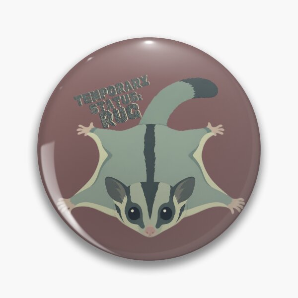 Item preview, Temporary Status Rug – Burnout Sugar Glider Flying Squirrel designed and sold by Feinsicht.