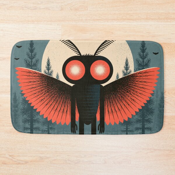 Item preview, Mothman Halloween Retro Spooky Cryptid Tee designed and sold by FrostyFrisby.