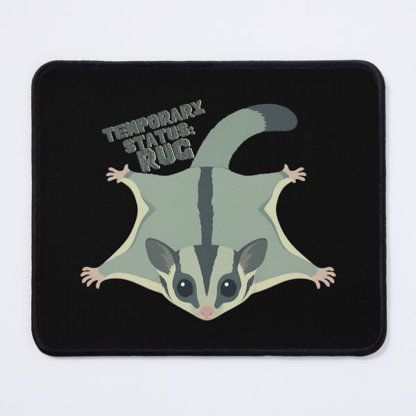Item preview, Temporary Status Rug – Burnout Sugar Glider Flying Squirrel designed and sold by Feinsicht.