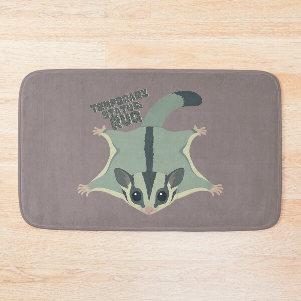 Item preview, Temporary Status Rug – Burnout Sugar Glider Flying Squirrel designed and sold by Feinsicht.