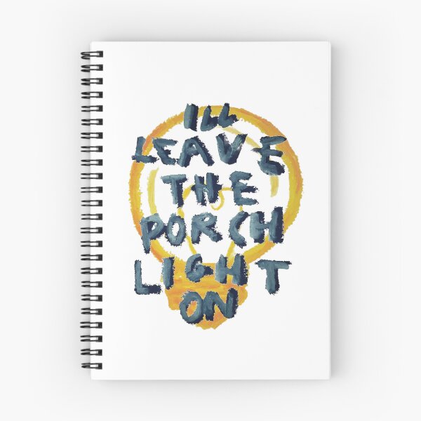 Item preview, Porch Light Painted Lightbulb Lyric Art designed and sold by gringoods.