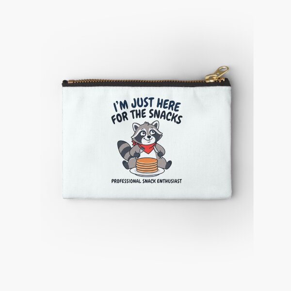 Item preview, Im Just Here For The Snacks Raccoon designed and sold by Owcomm.