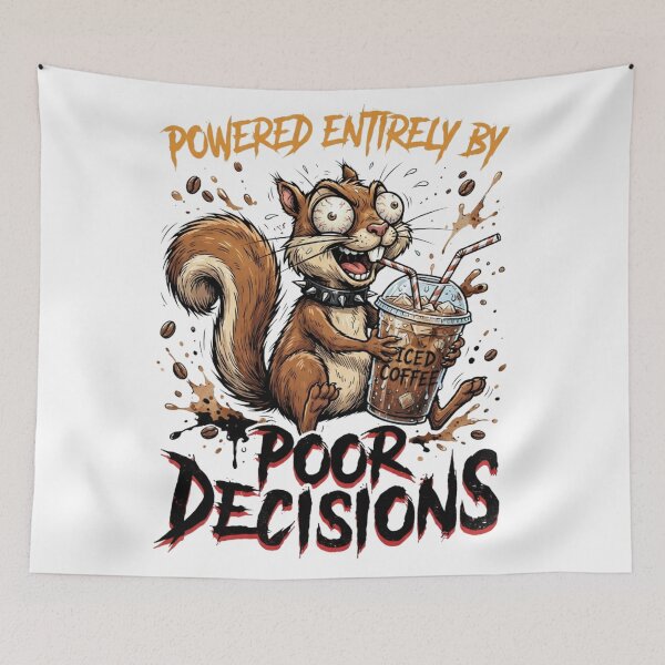 Item preview, Powered by Iced Coffee – Squirrel Energy designed and sold by yanderedev.
