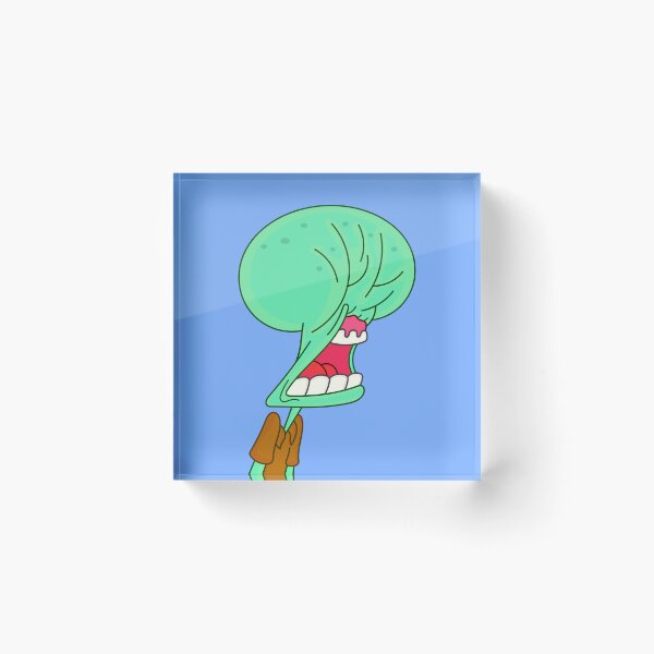 Item preview, Squidward Punched on face! designed and sold by DibujandoPorfa.