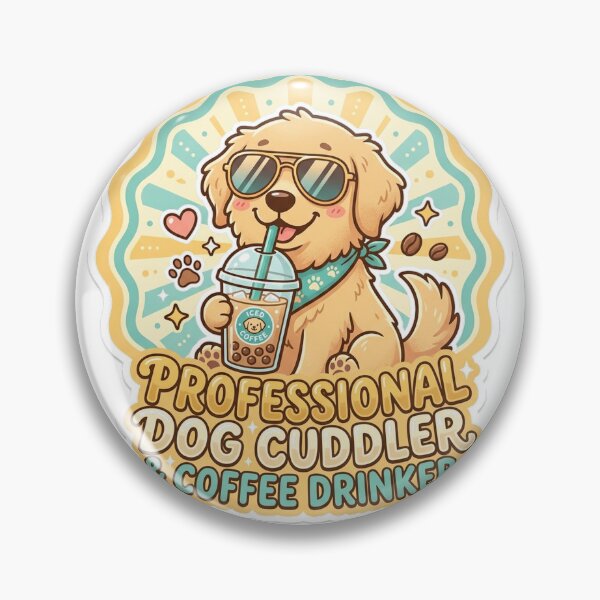 Item preview, Professional Dog Cuddler Cute Golden Retriever T-Shirt & Sticker designed and sold by ZeekVista.