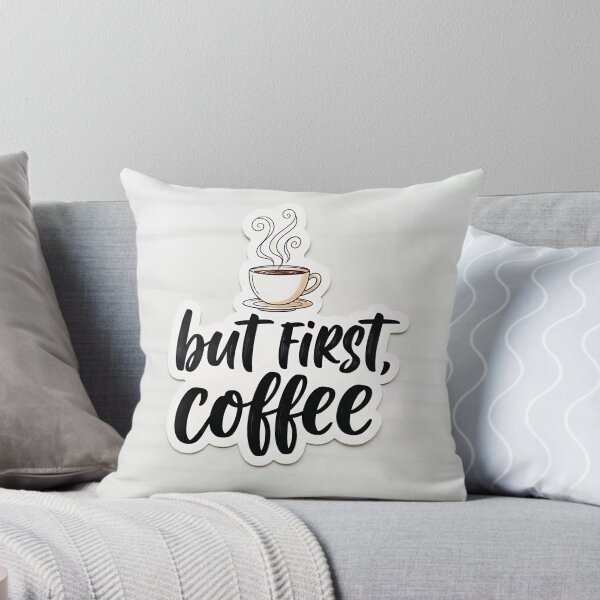Item preview, But First Coffee Modern Typography Quote Art designed and sold by Michaelragheb.