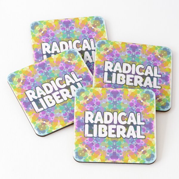 Item preview, Radical Liberal | Political Art Print | Groovy Protest Sticker | Light designed and sold by RareSquareBearArts.